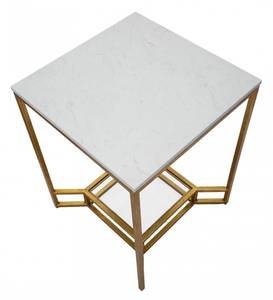 Couchtisch ?? Gold - Metall - 47 x 60 x 47 cm