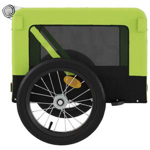 Remorque vélo pour chien 3028772-1 Vert - 123 x 66 x 63 cm