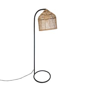 Lampadaire d'extérieur SELMA Beige - Polyrotin - 45 x 150 x 45 cm