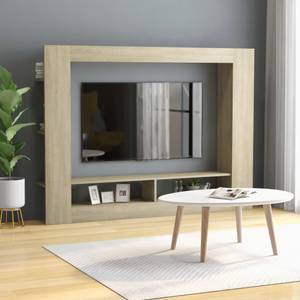 Meuble tv 3000145 Marron - Bois manufacturé - 22 x 113 x 152 cm