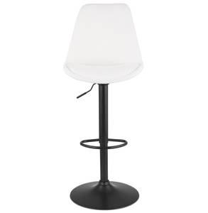 Tabouret De Bar ROSITA Blanc - Métal - 48 x 103 x 55 cm