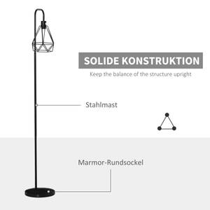 Stehleuchte B31-258BK Braun - Metall - 25 x 152 x 25 cm