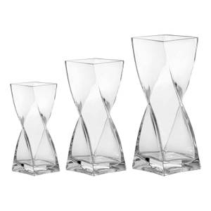 Vasen Volare 3er Set Glas - 1 x 1 x 1 cm