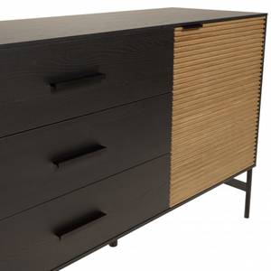 Buffet CHARLIE Schwarz - Holzwerkstoff - 40 x 75 x 164 cm