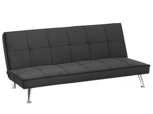 3-Sitzer Sofa HASLE Grau - Silber