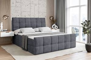 Boxspringbett APO-Z Dunkelgrau - Breite: 200 cm - H3