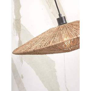 Bogenlampe IGUAZU Braun - Holz - 20 x 20 cm - Durchmesser: 40 cm - Durchmesser Lampenschirm: 30 cm