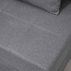 Einzel Schlafsofa 839-027V01CG Glas Grau