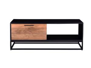 Table basse ALYONA Noir - Bois manufacturé - 60 x 45 x 120 cm