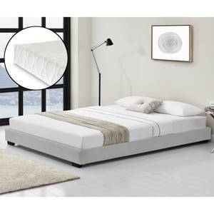 Lit Double Solingen Rembourré Matelas Blanc - Profondeur : 140 cm