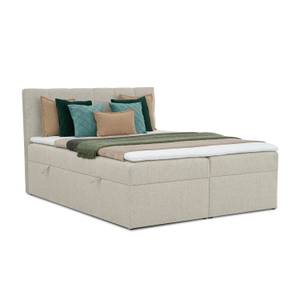 Boxspringbett Moody Beige - Breite: 140 cm