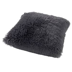 Housse de coussin Fluffy Anthracite - 60 x 60 x 60 cm