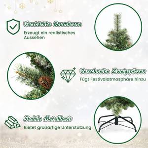 180cm künstlicher Weihnachtsbaum Grün - Kunststoff - 100 x 180 x 100 cm