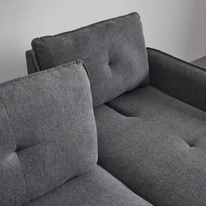 Ecksofa LEVI Grau - Metall - Textil - 267 x 88 x 186 cm