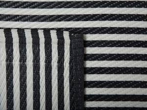 Tapis d'extérieur HALDIA Noir - Blanc