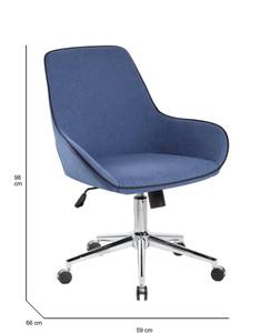 Chaise de bureau Darwin Bleu Bleu