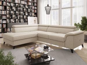 Ecksofa Aldeia Creme - Ecke davorstehend links