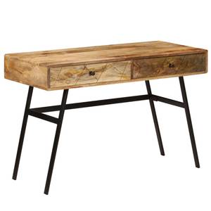 Schreibtisch Braun - Massivholz - Holzart/Dekor - 110 x 75 x 110 cm