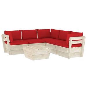 Mobilier de jardin (lot de 6) 3016490-13 Rouge