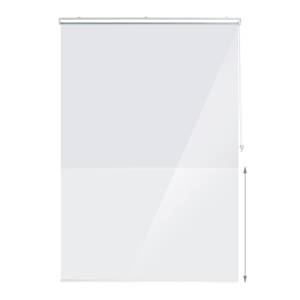 Duschrollo transparent Breite: 140 cm