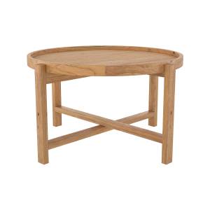 Table basse Kouma Marron - Bois massif - 70 x 38 x 70 cm