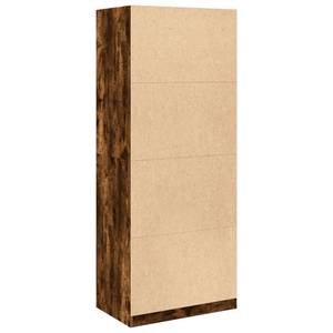 Kleiderschrank 298537-4 Raucheiche Dekor - Breite: 80 cm