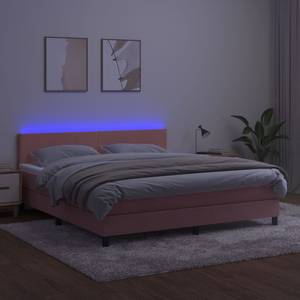 Boxspringbett 3017268-3 Pink - Breite: 180 cm