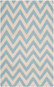 Teppich Nelli I Beige - Blau - 150 x 90 cm