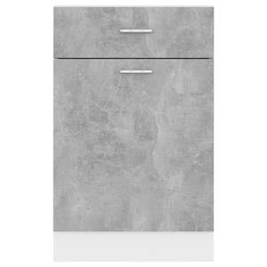 Schubunterschrank 3016496-3 Grau - Steingrau - 50 x 82 x 46 cm