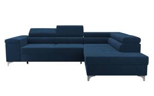 Ecksofa DANILLO Blau - Holzwerkstoff - 275 x 90 x 203 cm