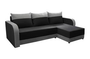 Ecksofa GUARD Schwarz - Ecke davorstehend rechts