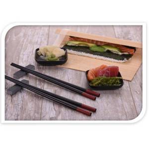 Sushi-Set, 7-teilig Schwarz