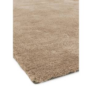 Tapis de salon moderne tissé plat LOU Marron clair - 160 x 230 cm