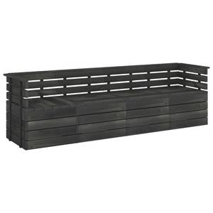 Gartensitzgruppe K5355(4-Sitzer) Grau - Massivholz - 72 x 65 x 60 cm