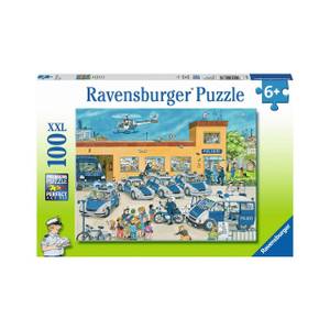 Puzzle Auf der Polizeistation 100 Teile Papier - 25 x 5 x 35 cm