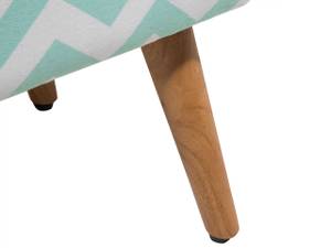 Tabouret OSAGE Vert - Menthe - Chêne clair - Blanc