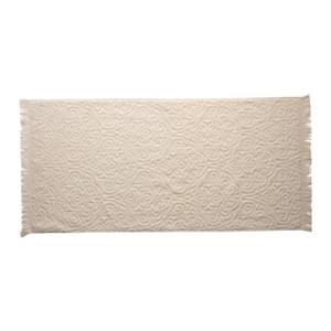 serviette de douche ANDALUCIA Blanc crème - 70 x 140 cm