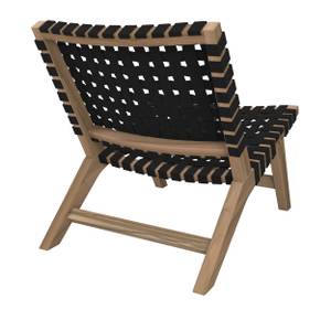 Fauteuil de jardin Tao Noir Noir