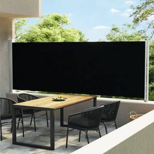 Seitenmarkise D1279 Schwarz - 160 x 1 x 600 cm