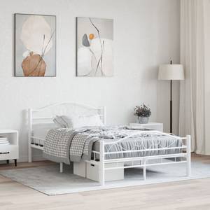 Cadre de lit 3001488 Blanc - Largeur : 127 cm