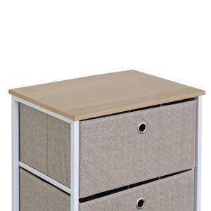 Chiffonnier RE6752 Blanc - Bois massif - 30 x 92 x 45 cm