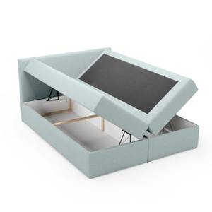 Boxspringbett Doppelbett Pinet Hellgrau - Breite: 160 cm