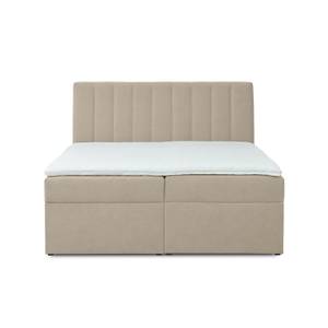 Boxspringbett Liberty Pocket Visco Hellbraun - Breite: 200 cm