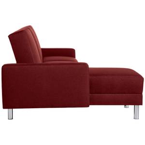 Just Fashion Funktionssofa mit Hocker Rot