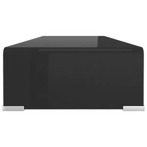 TV-Aufsatz 293728-2 Schwarz - 30 x 13 x 80 cm