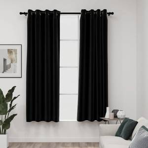 Rideau (lot de 2) 3003241 Anthracite - Hauteur : 175 cm