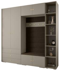 Garderobe Inova 2 Z10 Braun - Gold - Grau - Gold