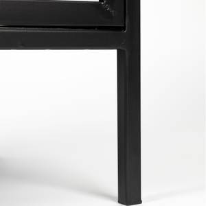 Vaisselier, Vitrine Rob Noir - En partie en bois massif - 52 x 103 x 35 cm