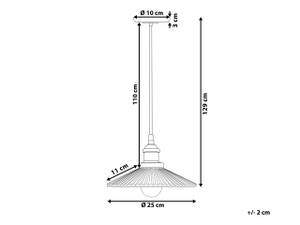 Lampe suspension CURONE 25 x 129 x 25 cm