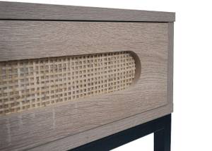 Couchtisch M41 Braun - Holzwerkstoff - Kunststoff - Holzart/Dekor - Holz teilmassiv - 107 x 45 x 51 cm